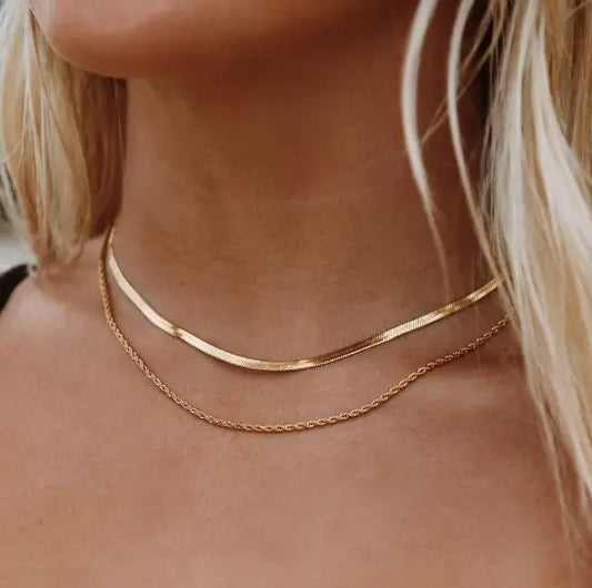 Collar de cadena para mujer joyería