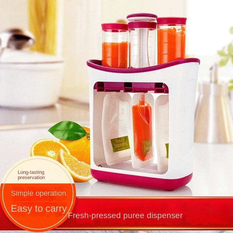 Dispensador de comida casera para bebés