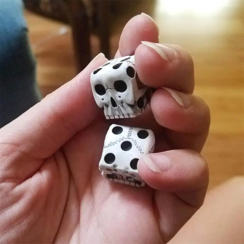 Dados de calavera de 6 caras