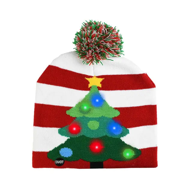 Gorro navideño LED