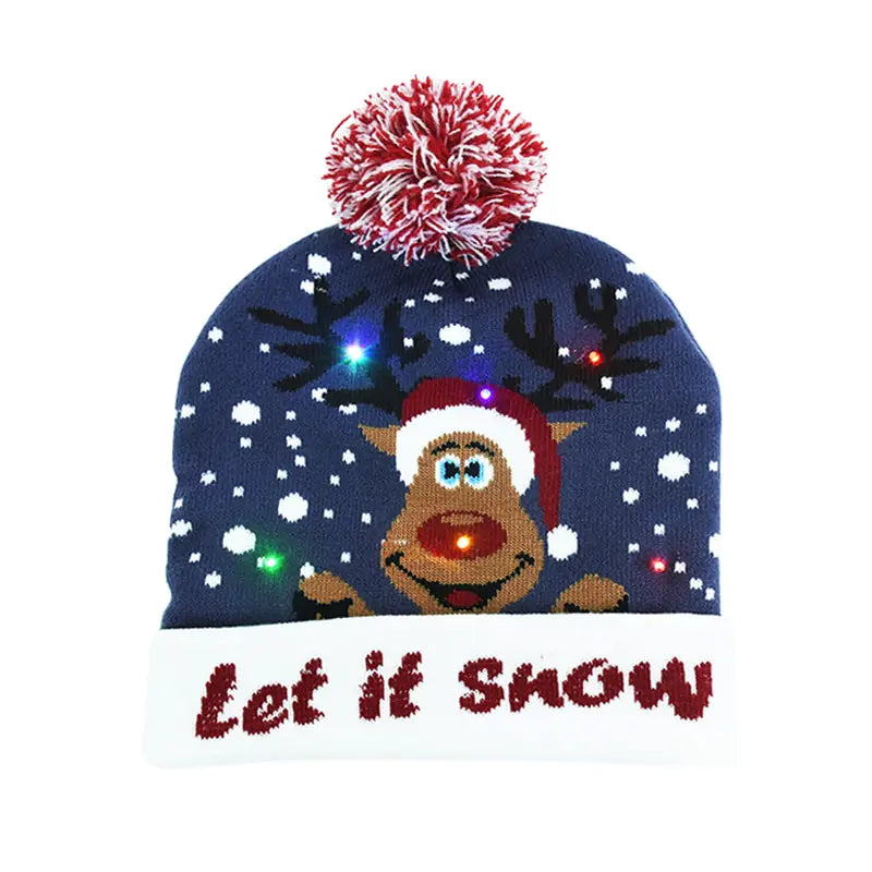 Gorro navideño LED