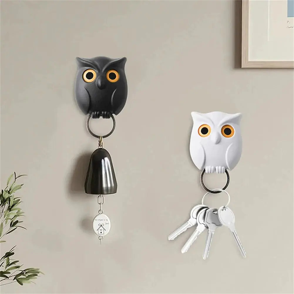 Scary Night Owl Magnetic Key Hooks