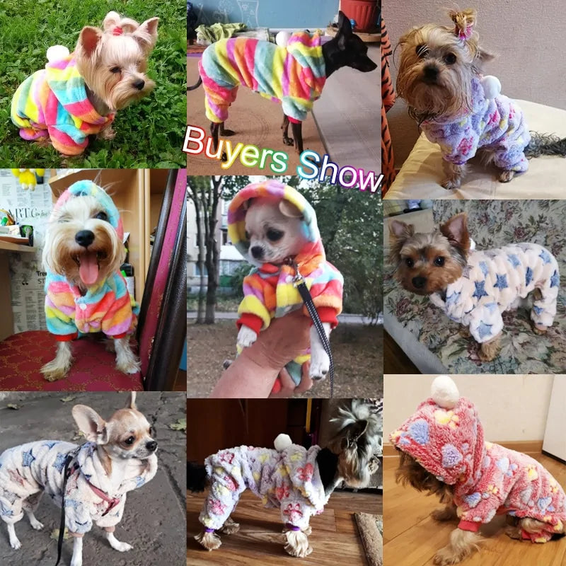 Ropa para perros Pijamas Polar