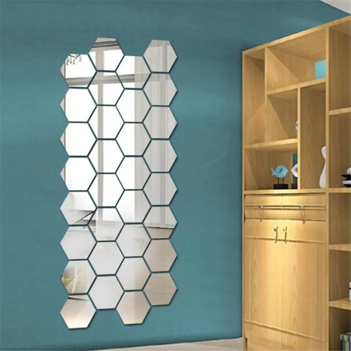 Pegatinas de pared con espejo 3D