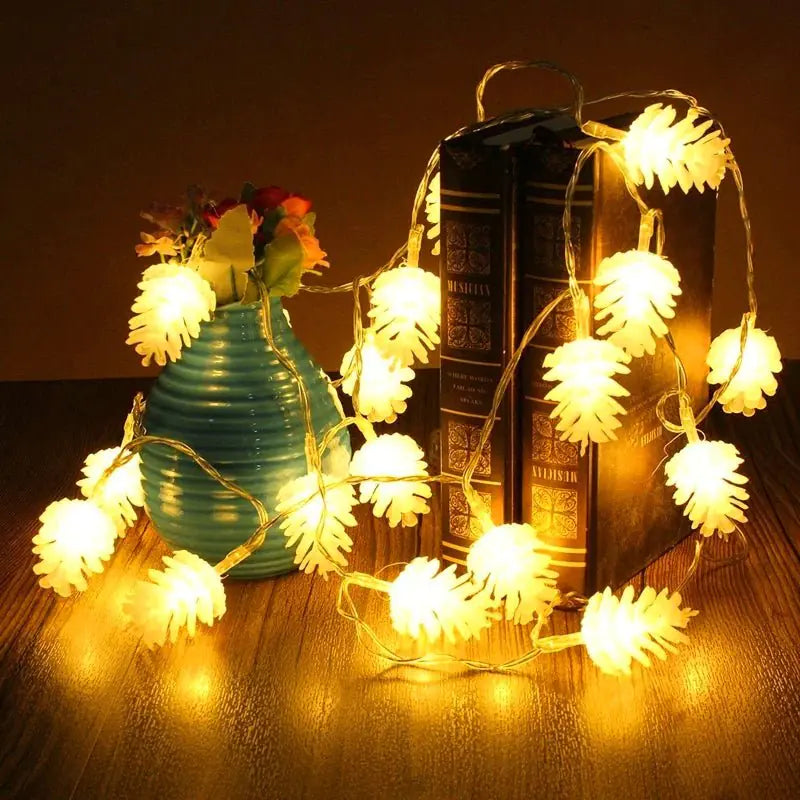 Lámpara LED de piña cálida para decoración del hogar