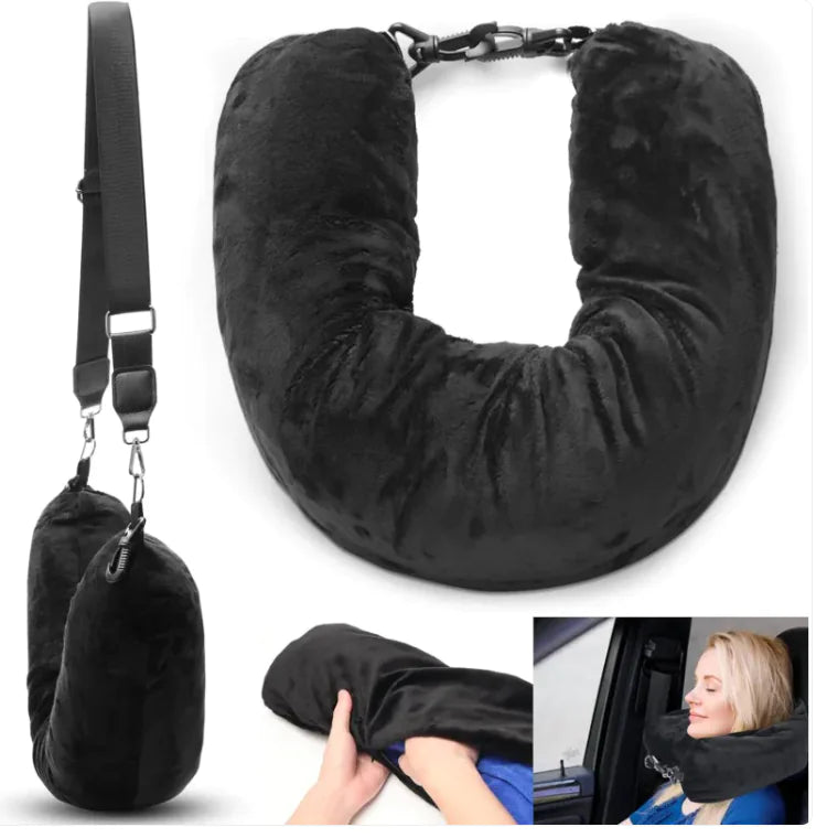 Travel Refillable Clothes Multifunctional U-shaped Pillow