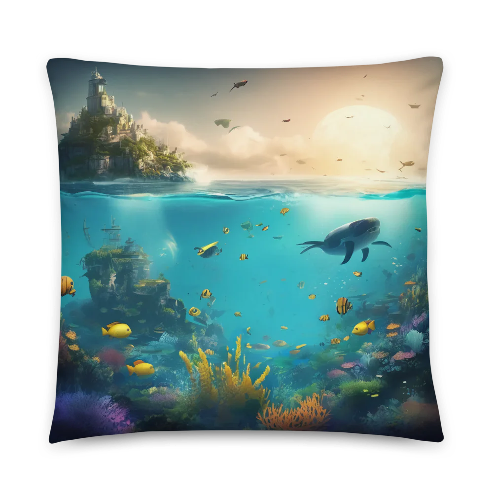 Almohada de fantasía oceánica