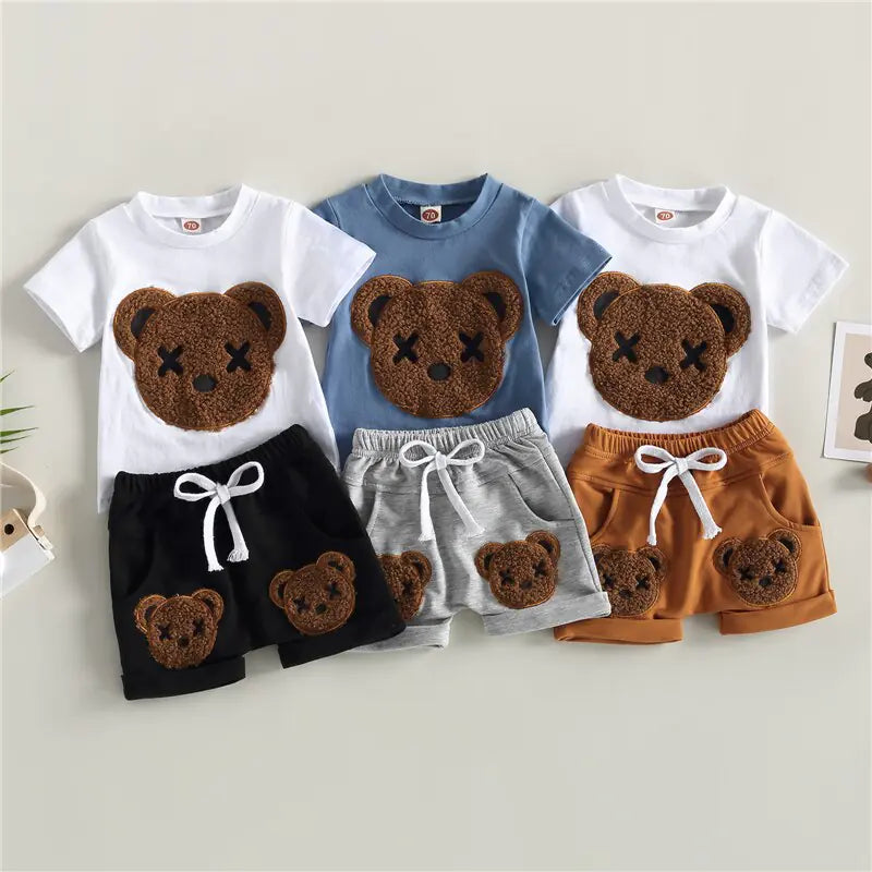 Conjunto de oso para bebé niño