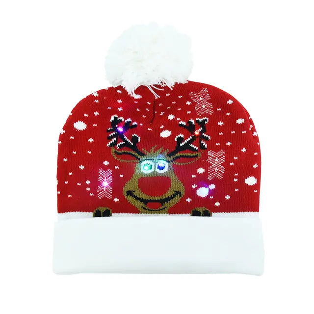 Gorro navideño LED